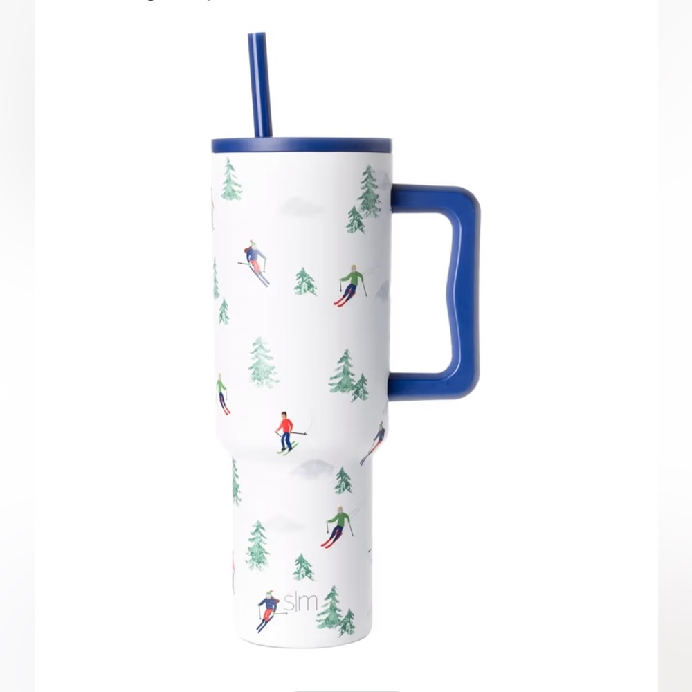 New Simple modern special edition 40oz tumbler- downhill skiing
